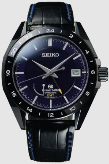 Grand Seiko Sport Spring Drive GMT Black-Ceramic SBGE039 Replica Watch